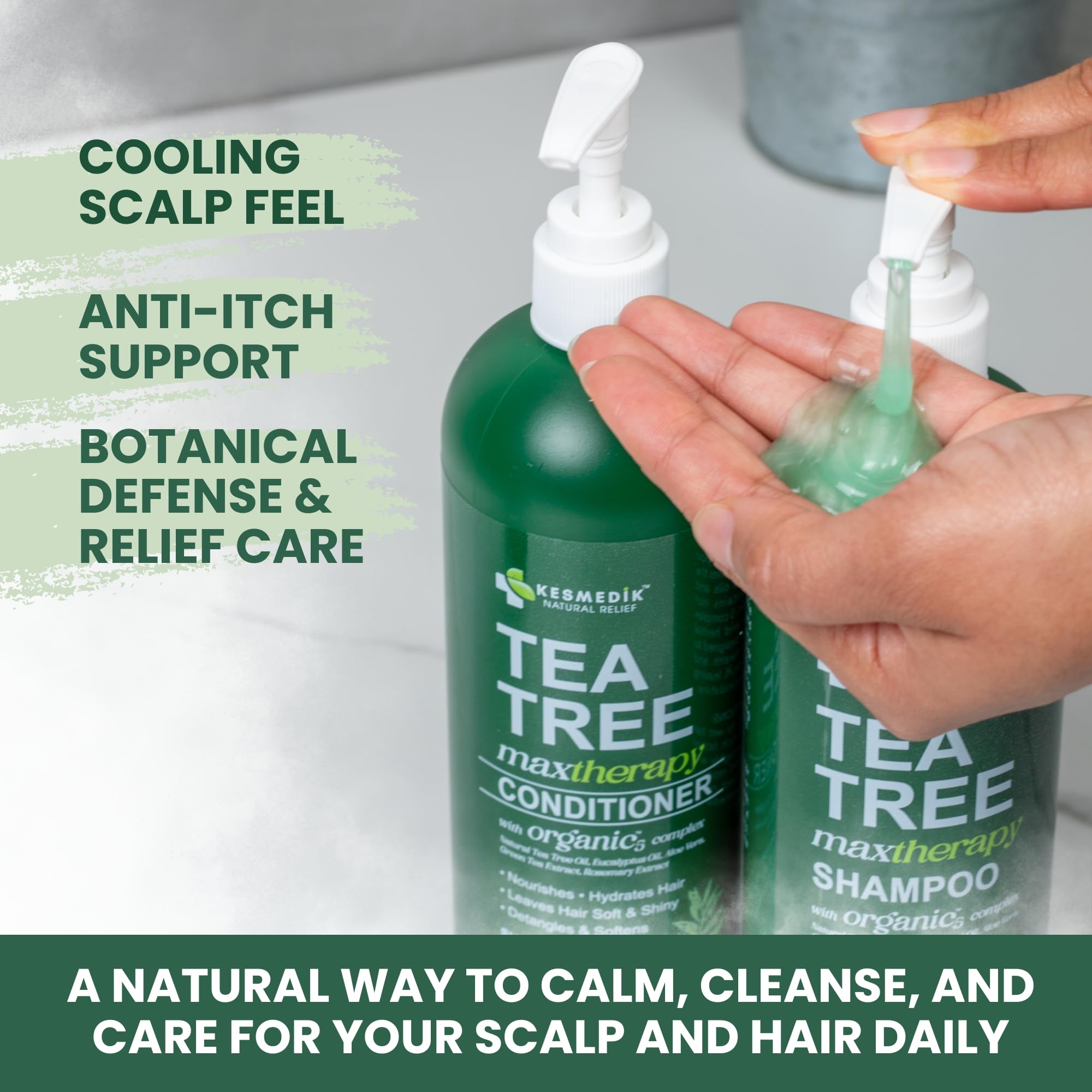 Organic-5 Botanical Complex with Aloe Vera Green Tea Rosemary Peppermint
