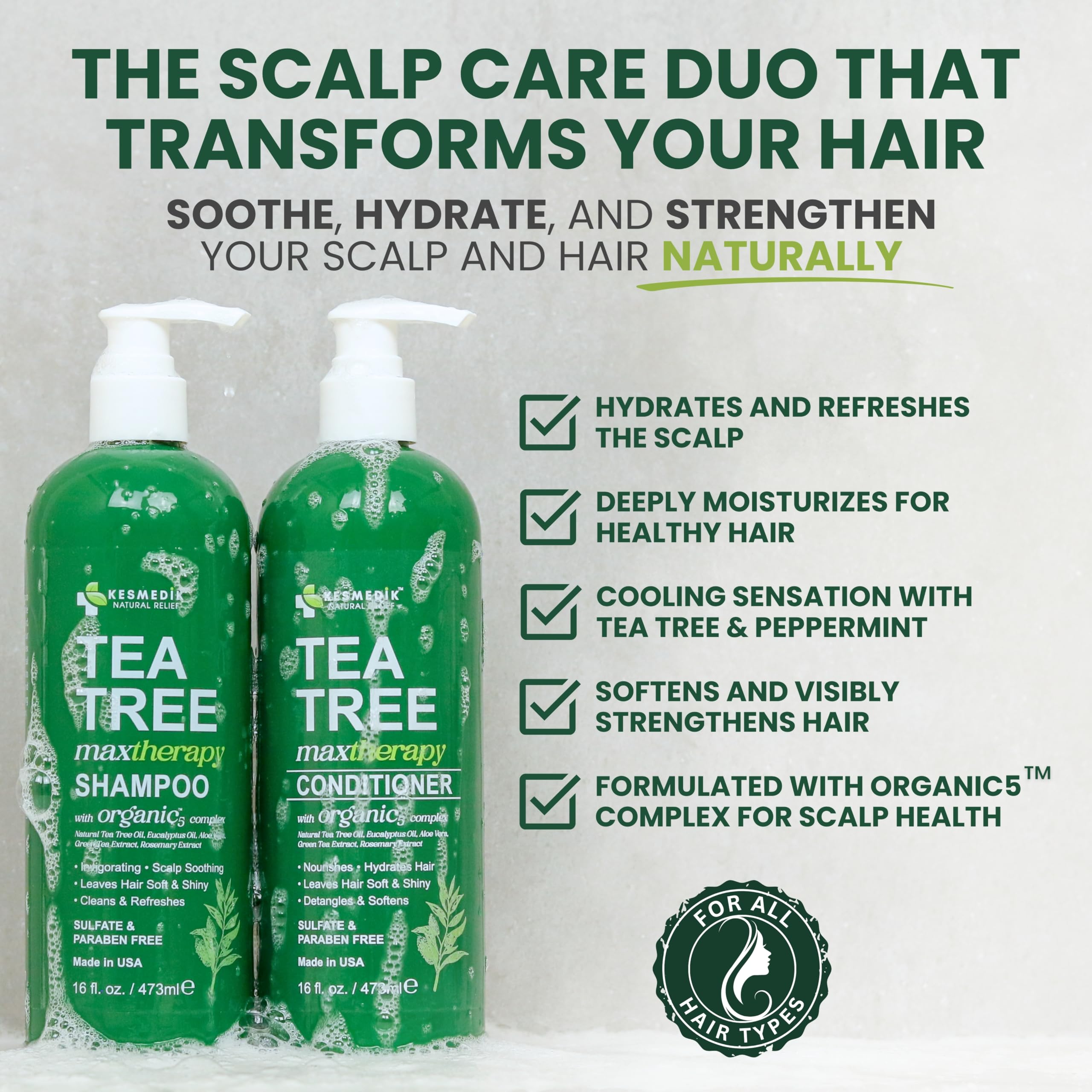 MaxTherapy Tea Tree Conditioner bottle