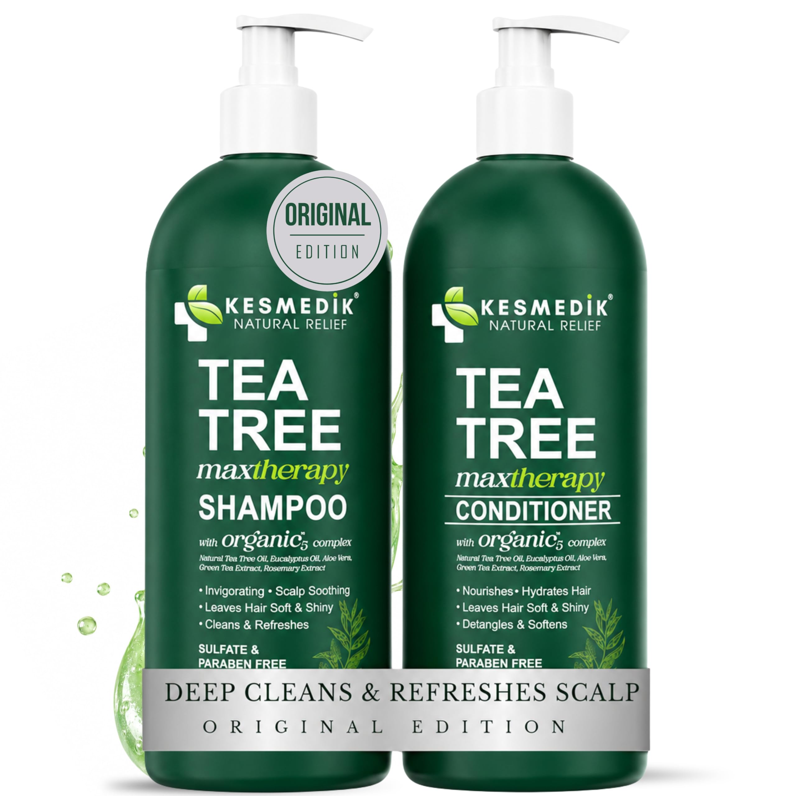 MaxTherapy Tea Tree Shampoo bottle