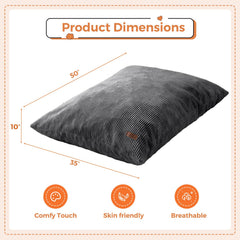 MAXYOYO 3 in 1 convertible bean bag chair bed ready to expand
