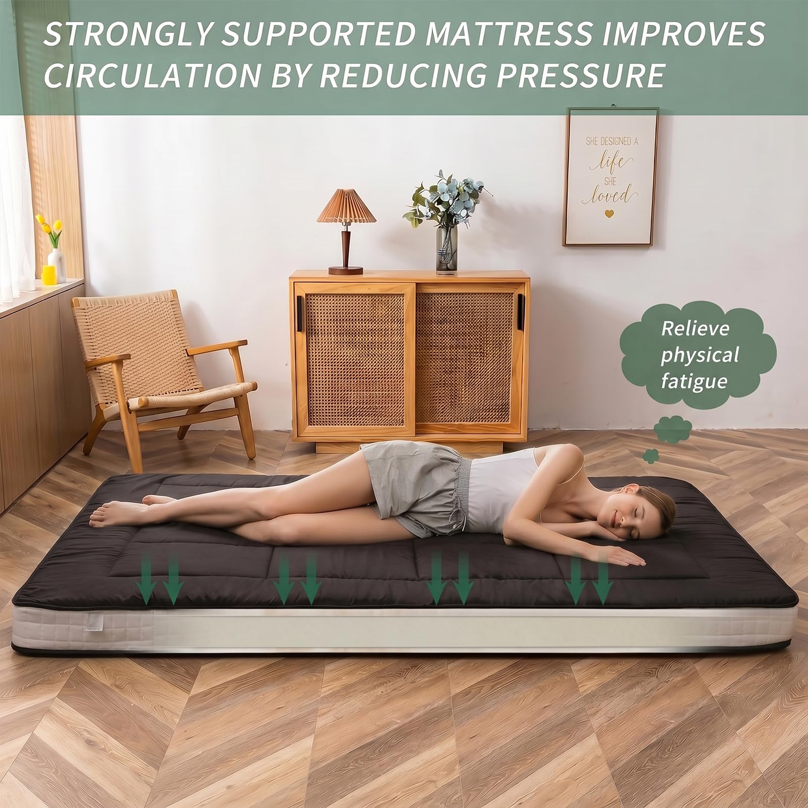 MAXYOYO Futon Mattress compressed packaging tip
