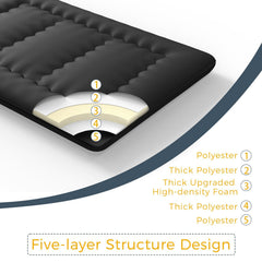 MAXYOYO floor mattress with dustproof cover and straps