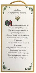 May Your Mornings Bring Joy Irish Engagement Blessing 5x10 Inch Wooden Plaque