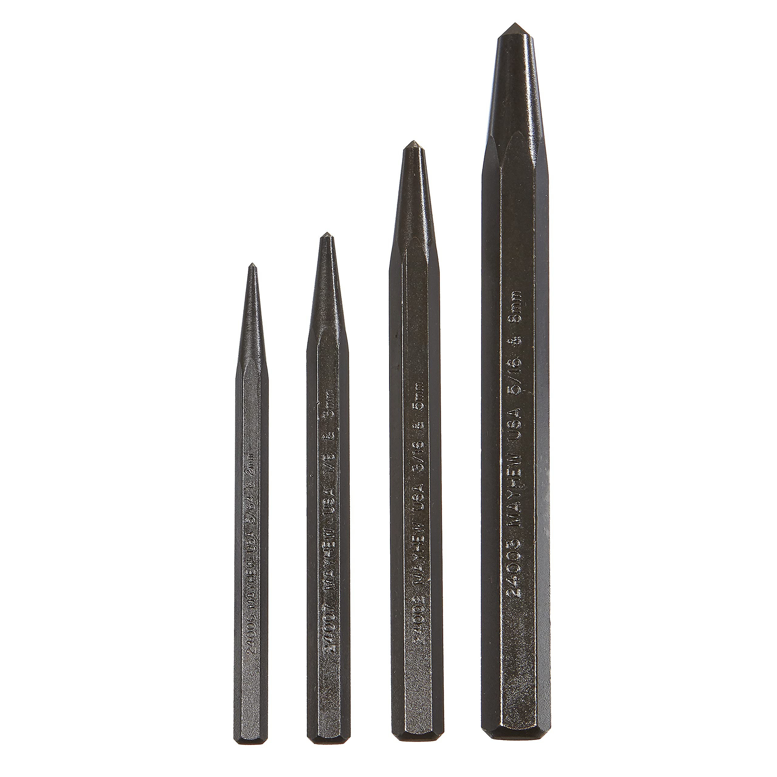 Mayhew Tools 62215 Center Punch with black oxide finish