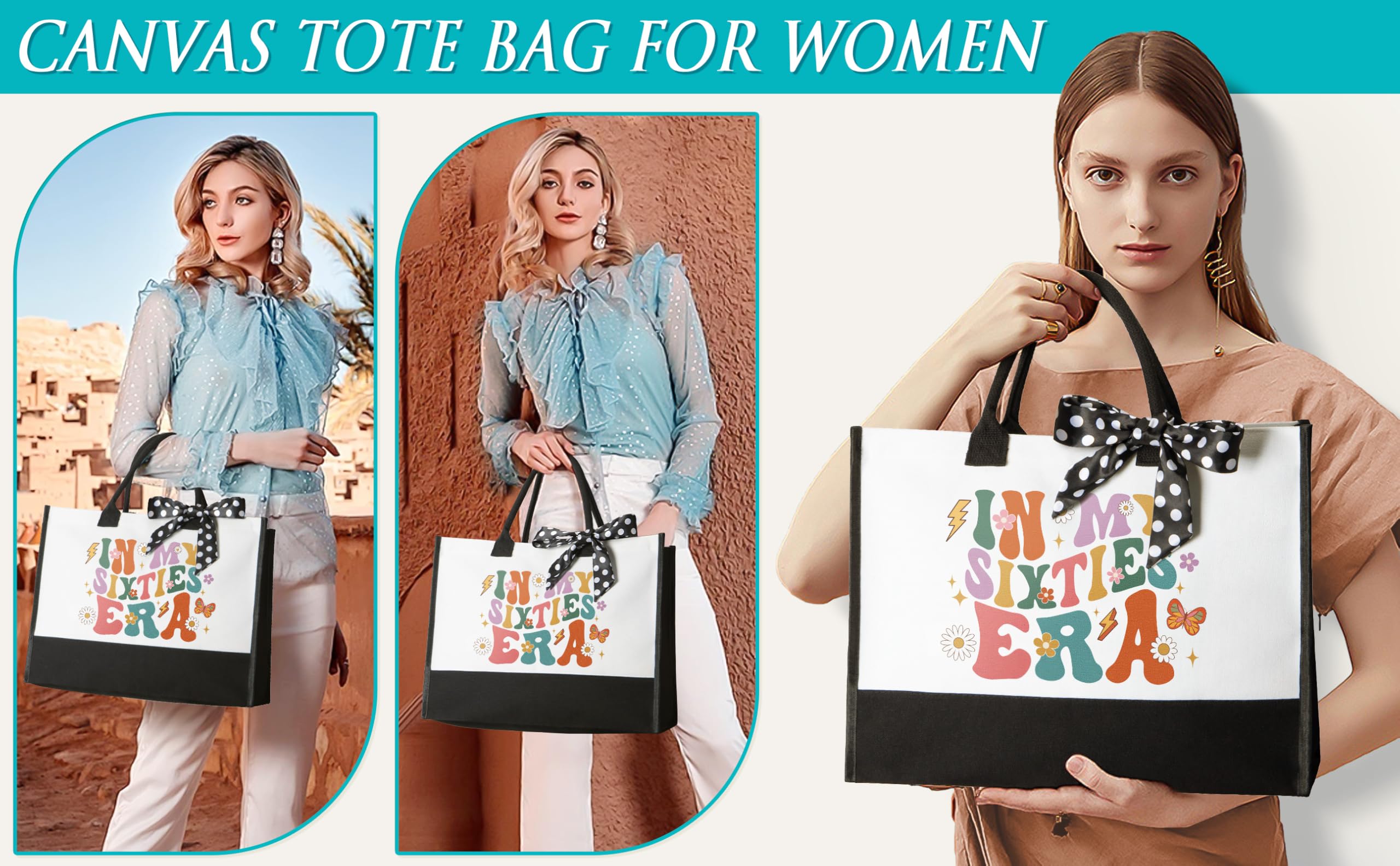 Deluxe tote bag gift set for women turning 60