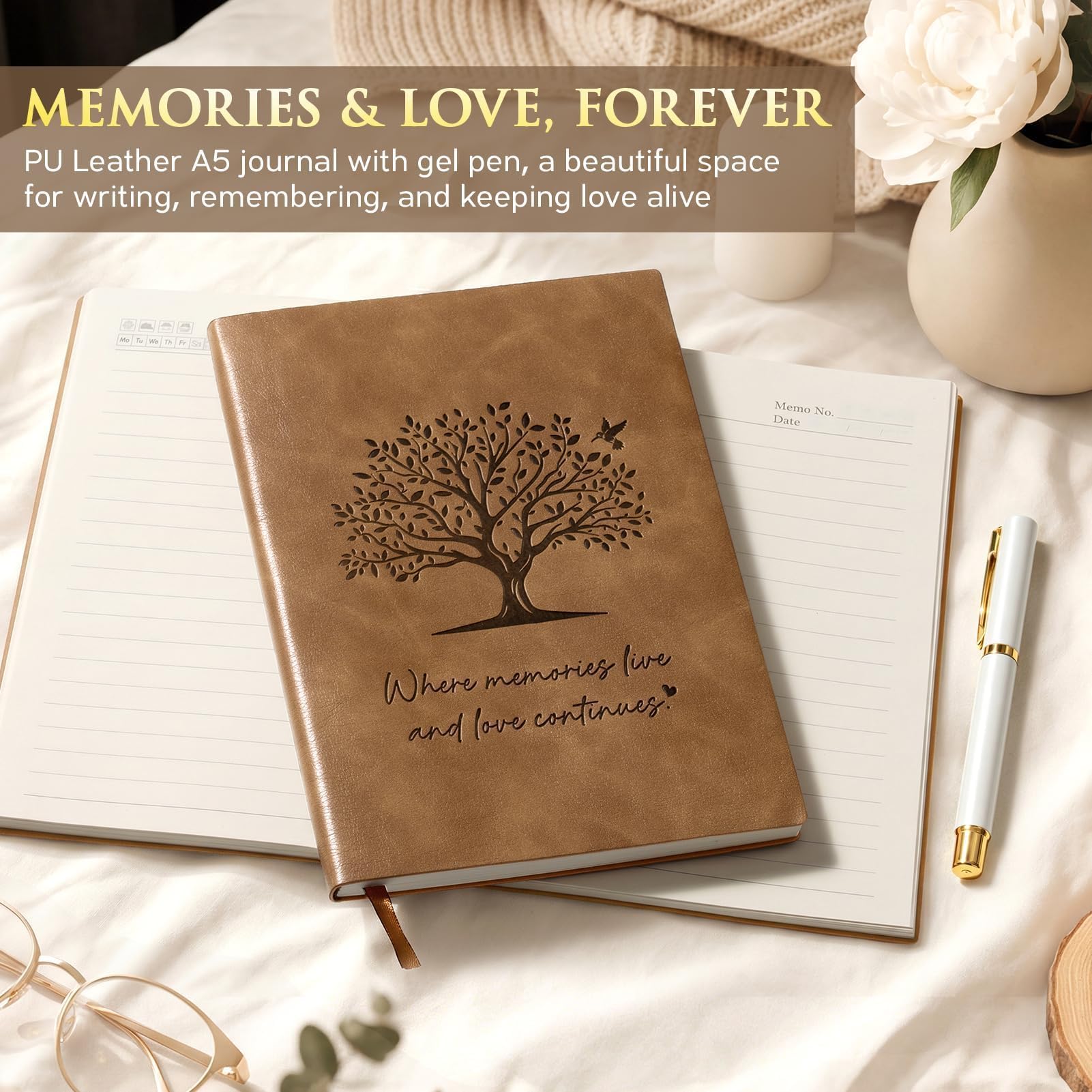 Sympathy card and gift box packaging option