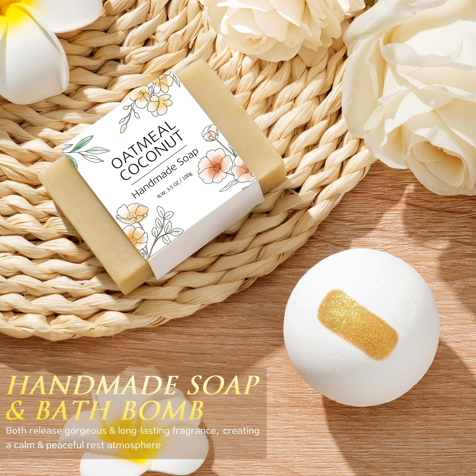 Oatmeal soap handmade in MAYICIVO kit