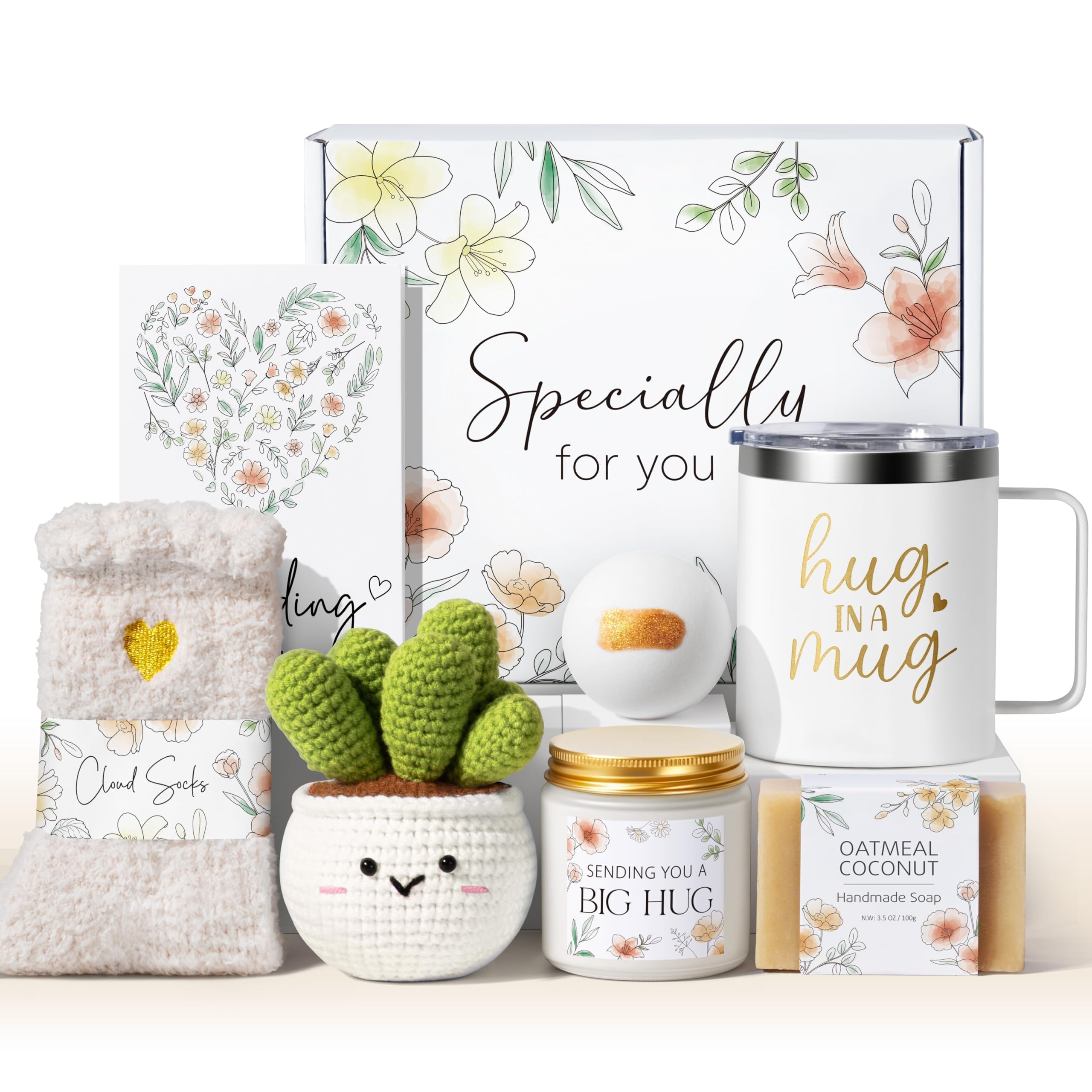 MAYICIVO self care gifts basket for women package