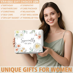 Spa gift basket for women with pampering items