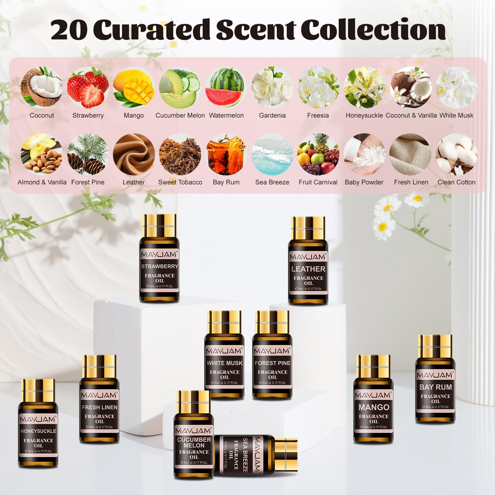 MAYJAM Sea Breeze fragrance oil 20x5ml