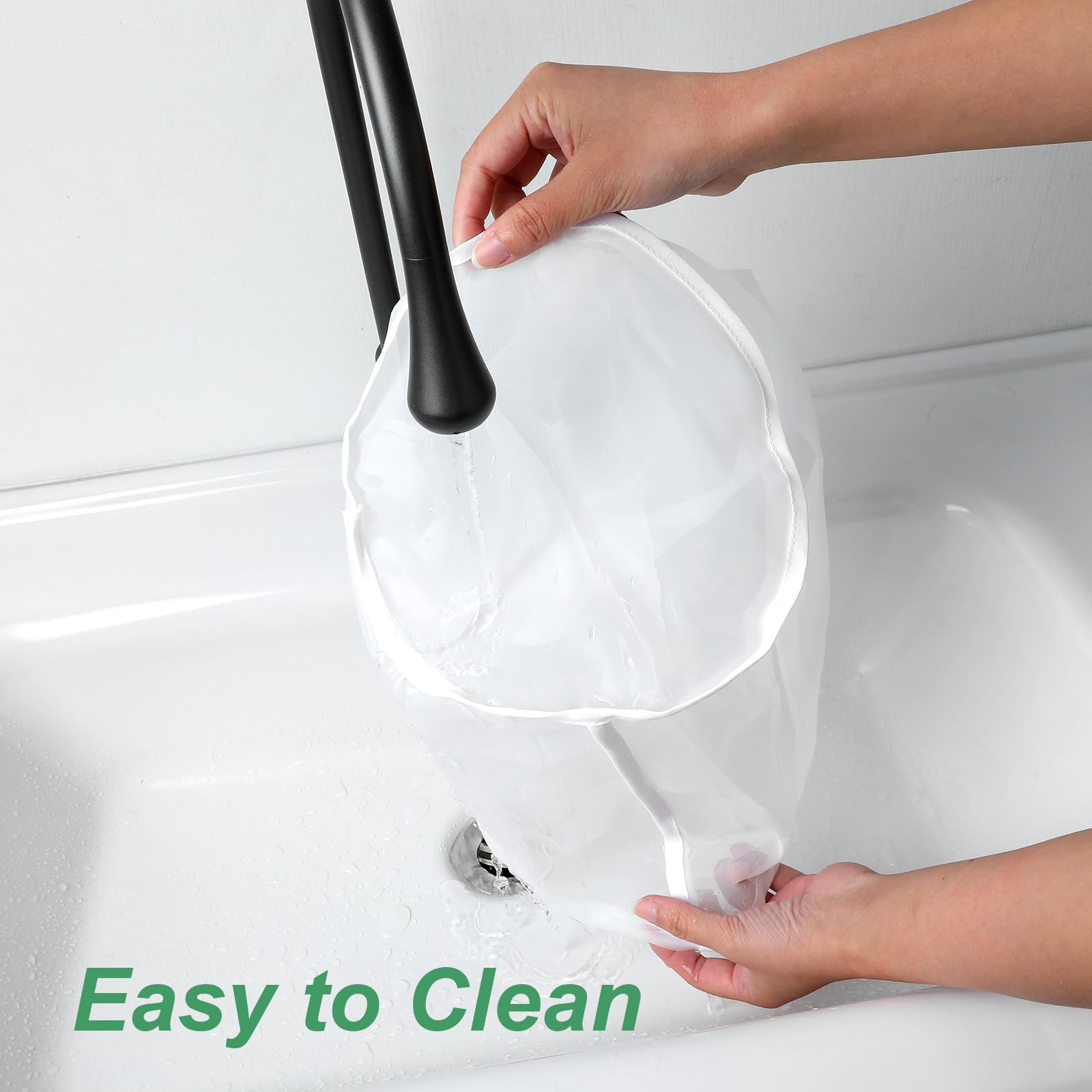 Durable nylon mesh bag for squeezing and draining liquids
