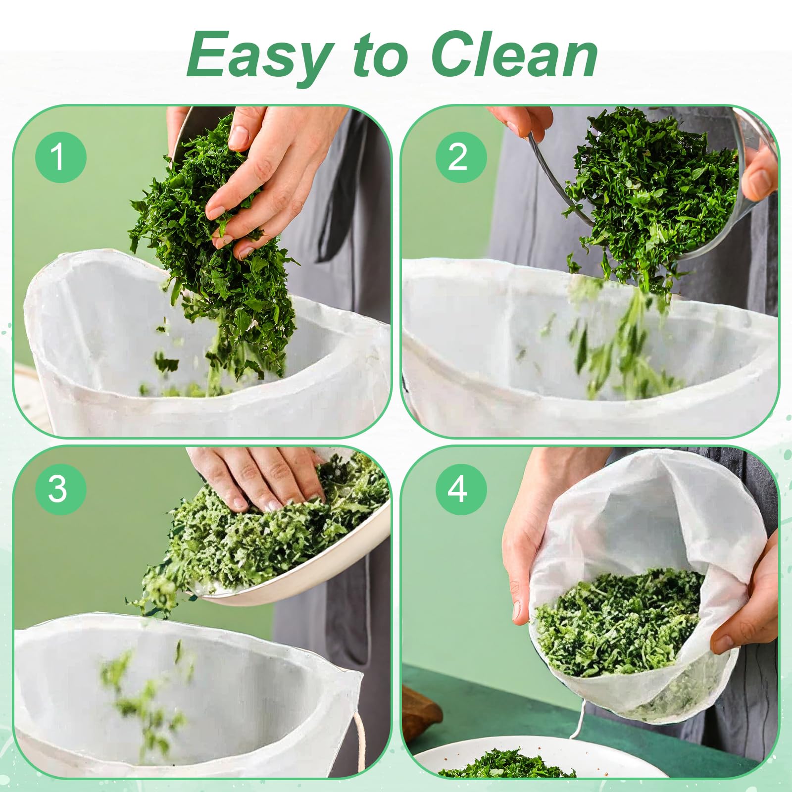 High-density food-grade nylon mesh with 200+ microns