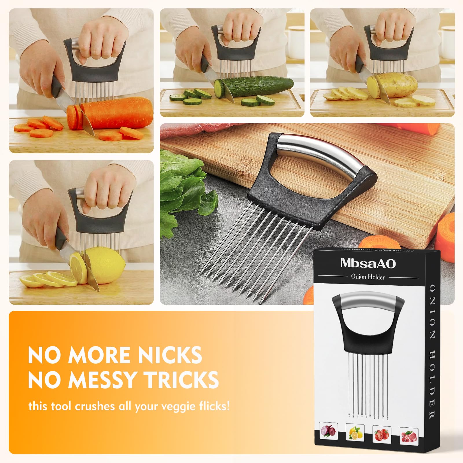 Durable 304 rust-resistant onion holder suitable for vegetables