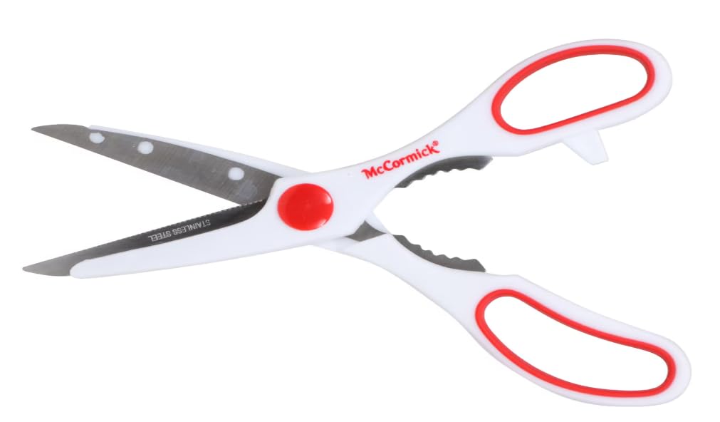 Mc Cormick Scissors Kitchen Shears stainless steel blades soft grip handles