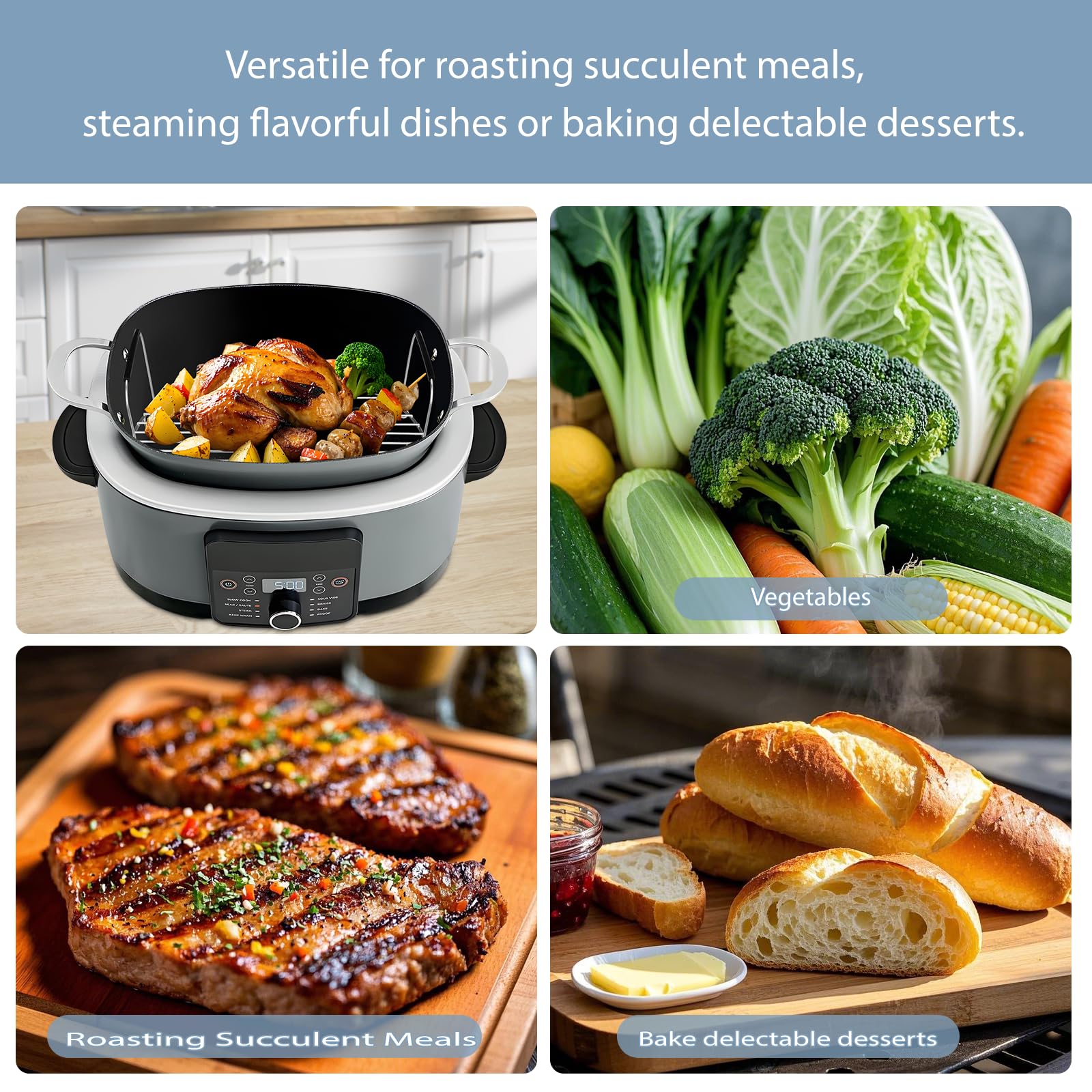 MC1010 compatible roast and steamer rack
