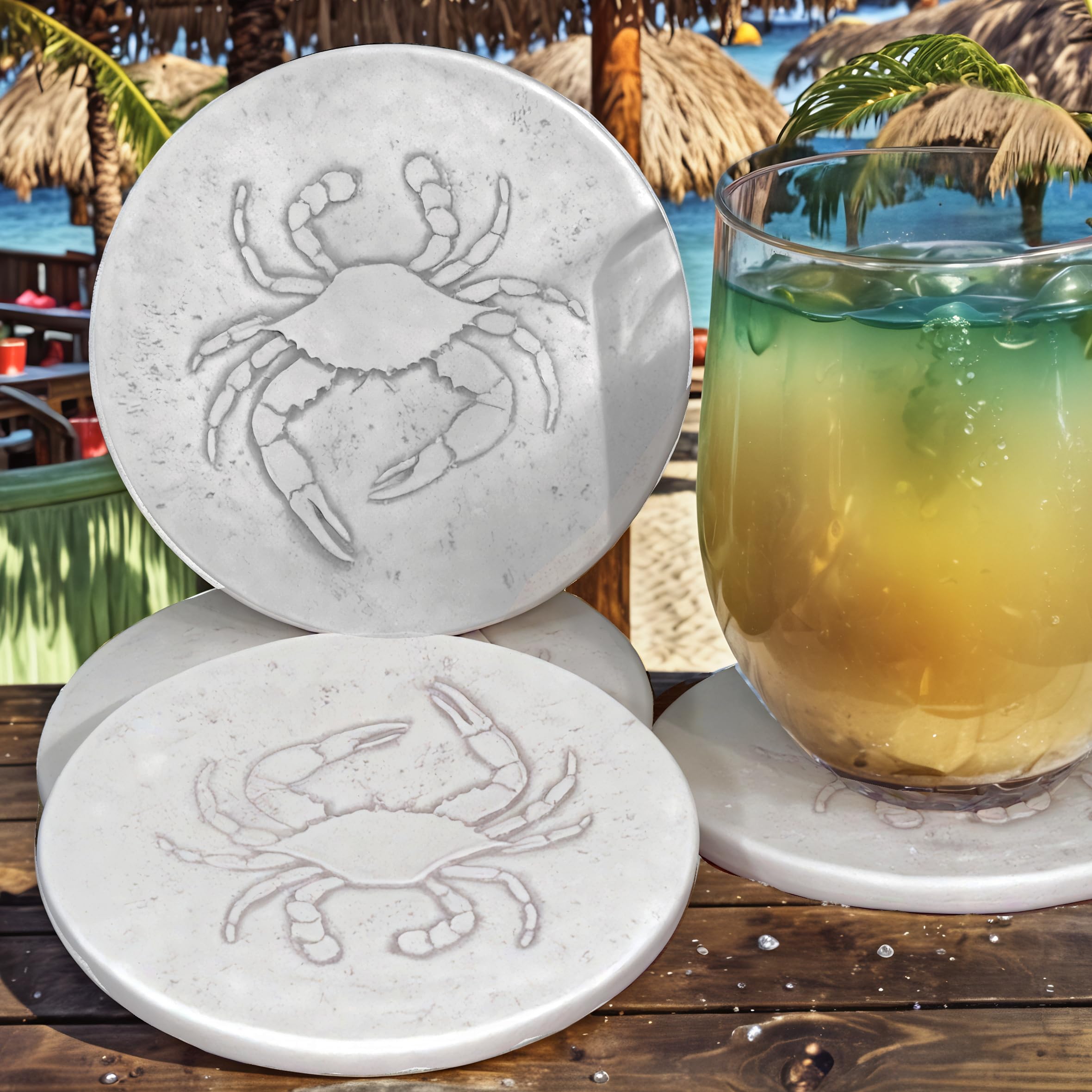 McCarter Coasters absorbent coaster with cork feet