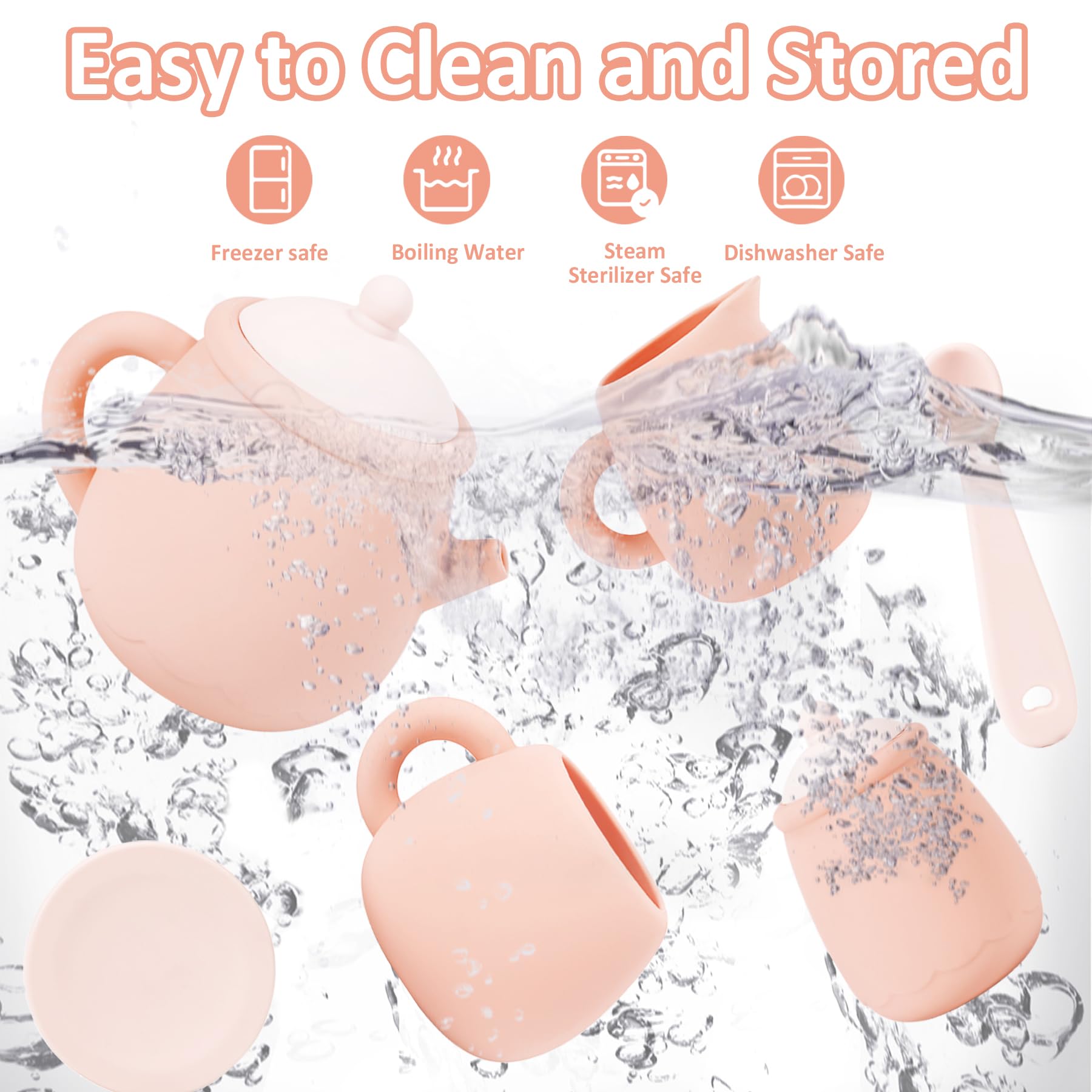 Gift box included with MCGMITT silicone tea party set
