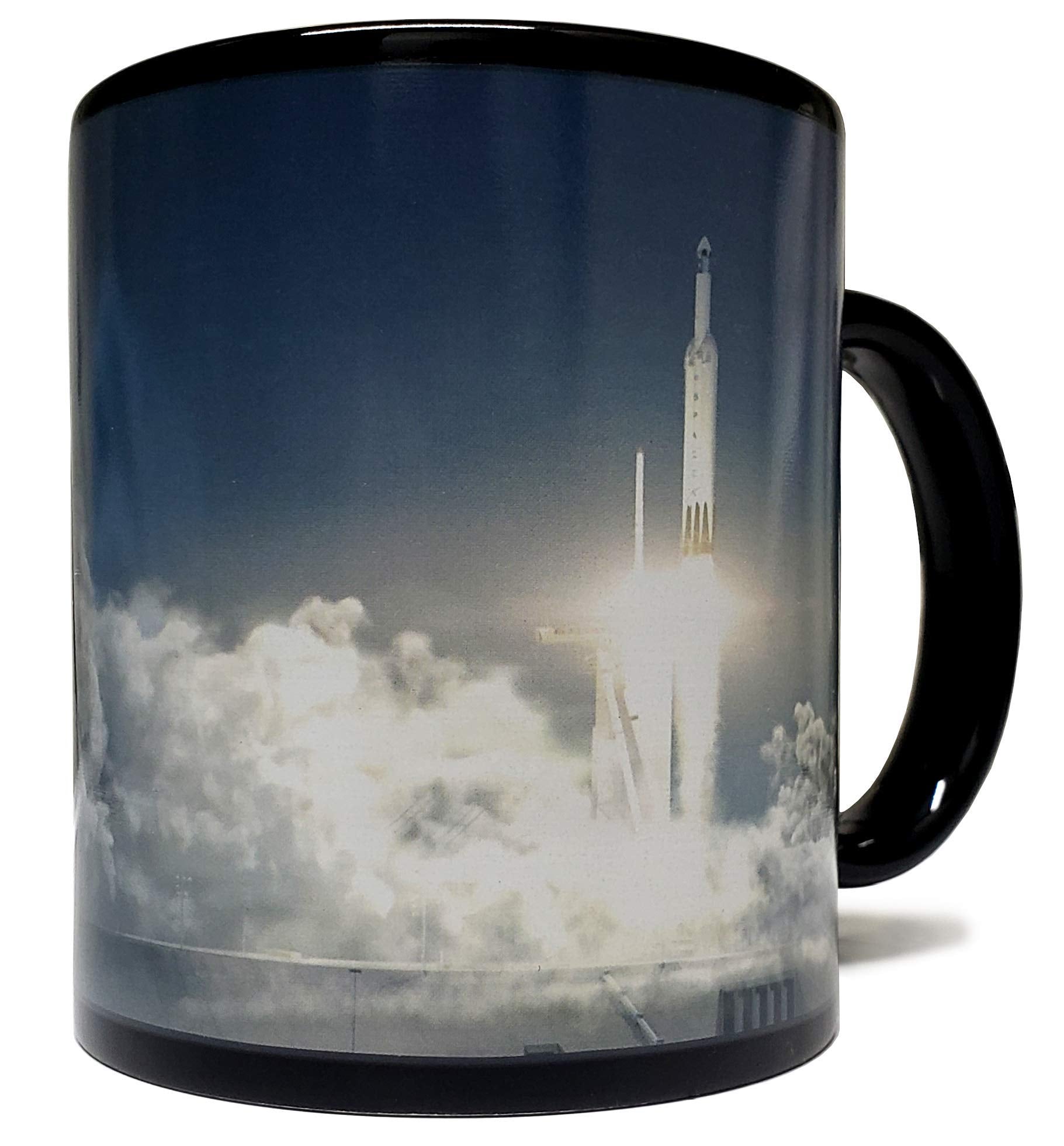 mean muggin black ceramic mug space science lovers