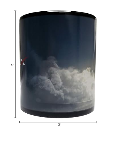 heat activated mean muggin spacex rocket mug not microwave safe