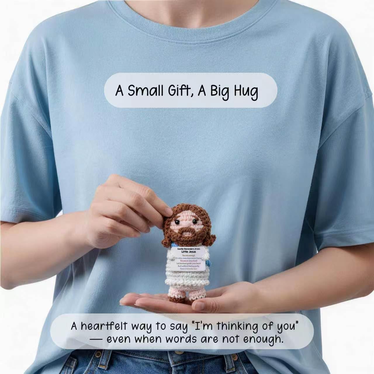 Meaningful crochet keepsake for faith reminder