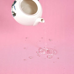 Stain resistant MEANMOY pink table runner edge finish