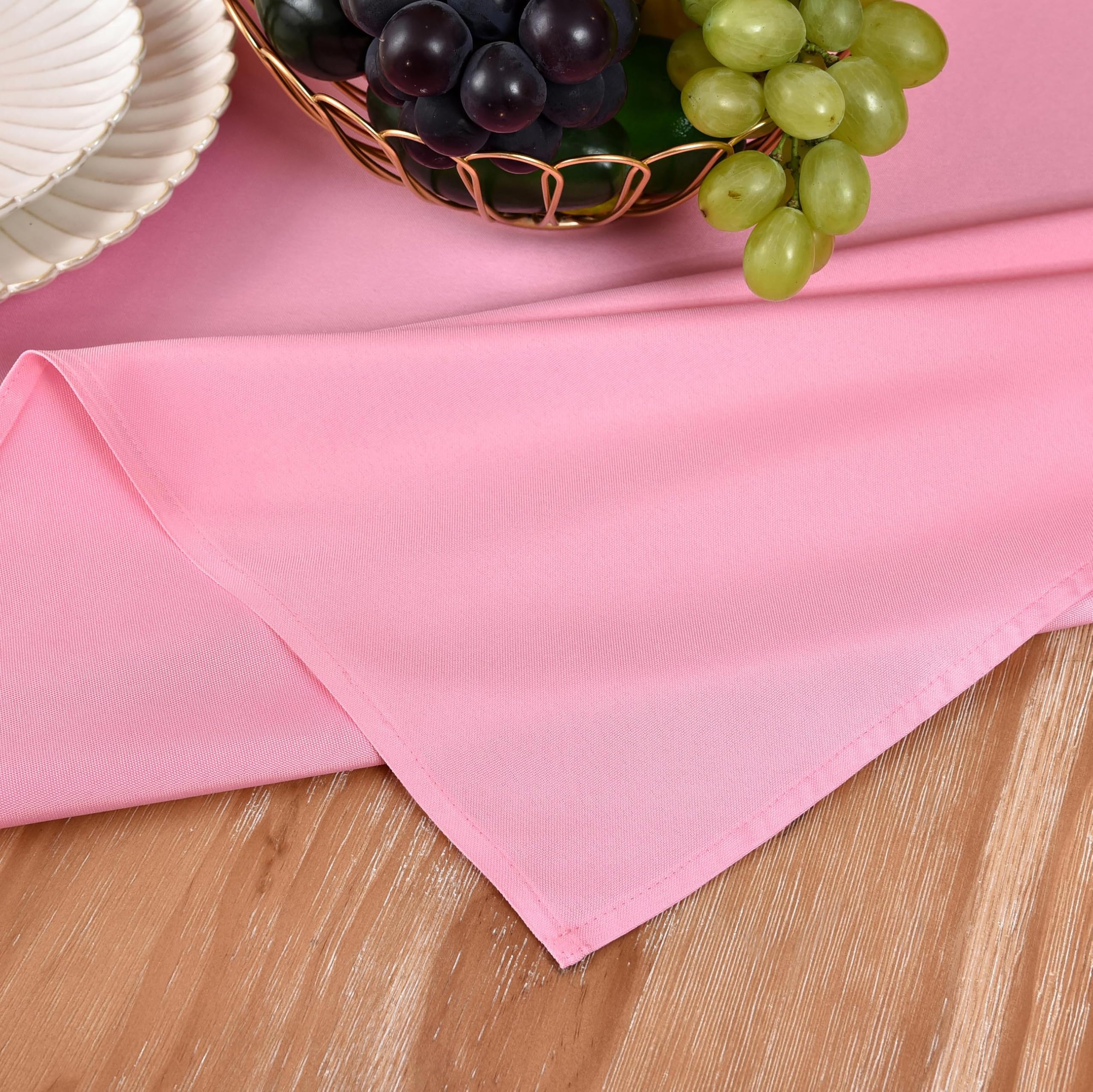 Machine washable MEANMOY pink table runner care instructions