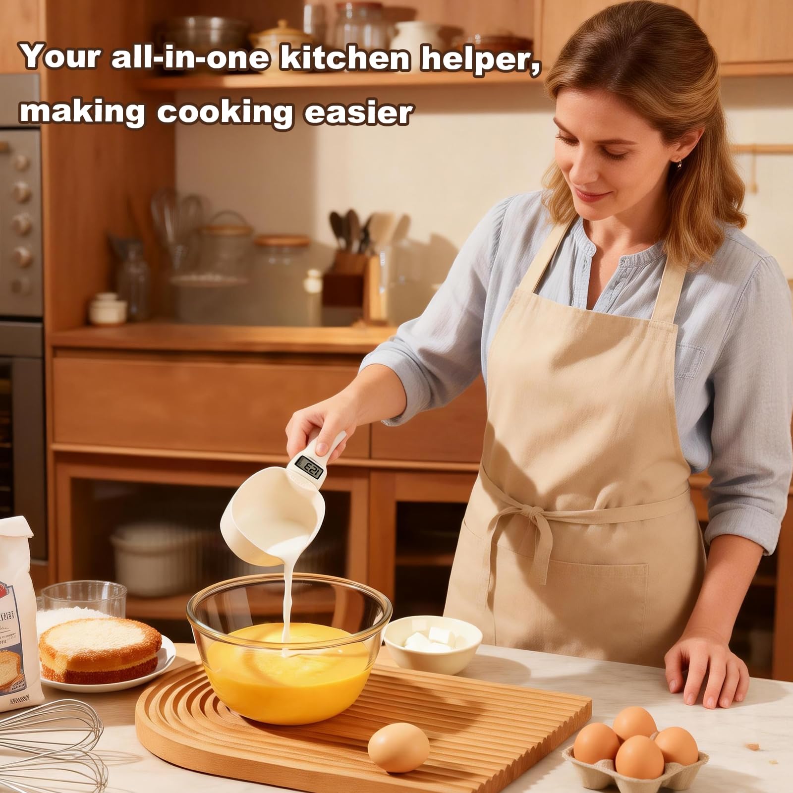 Detachable spoon head for easy cleaning