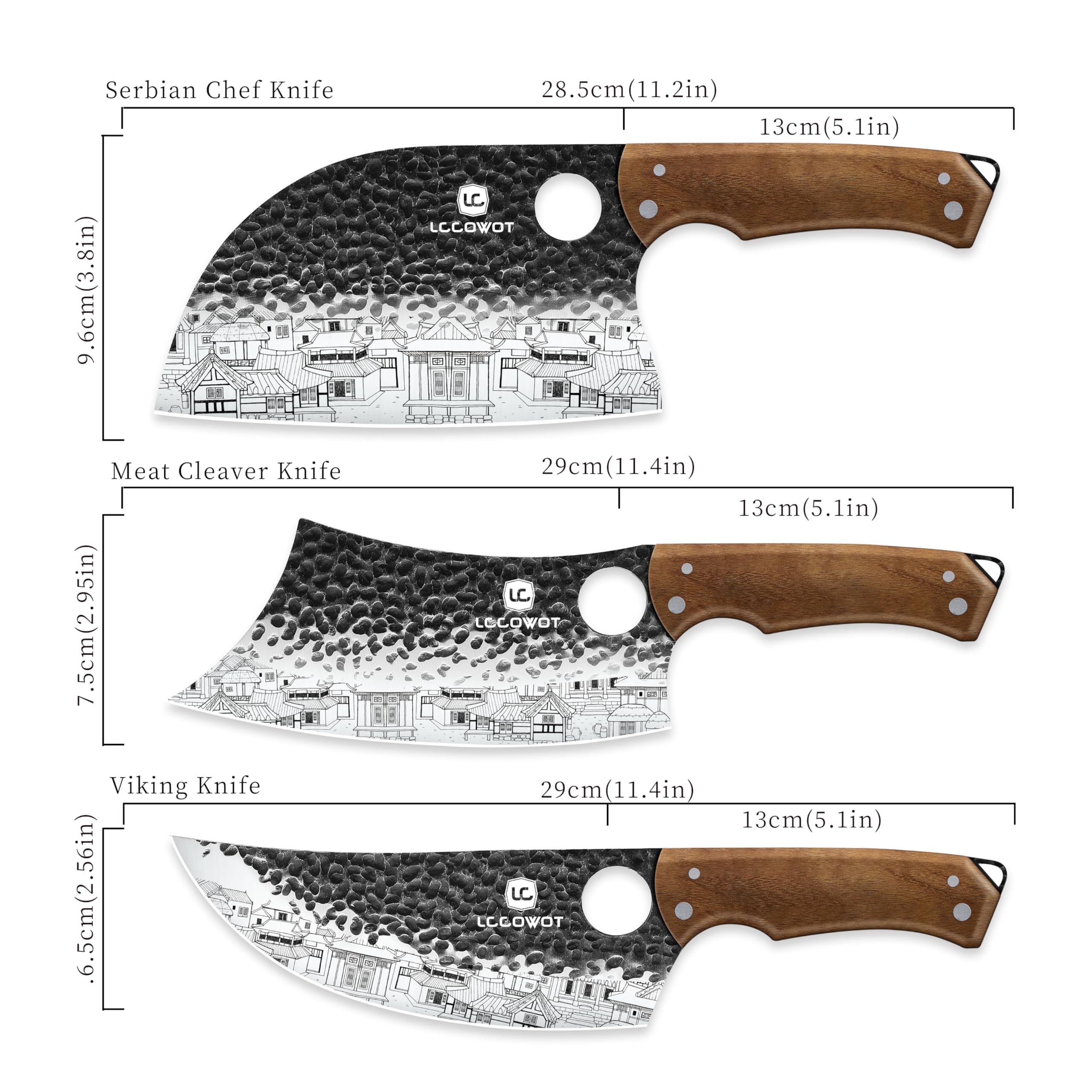 Meat Cleaver 7inch blade from set