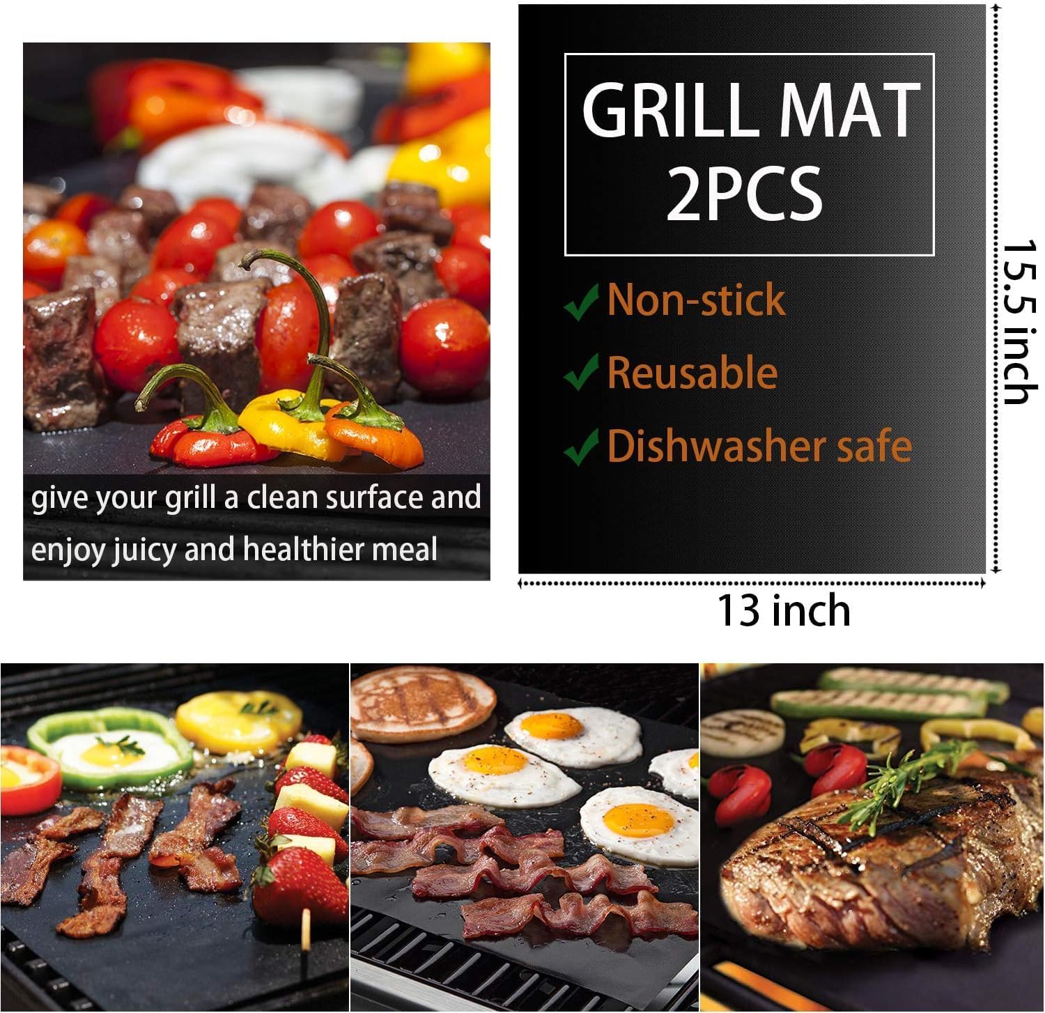 Meat injector grill brush pepper salt shakers in case