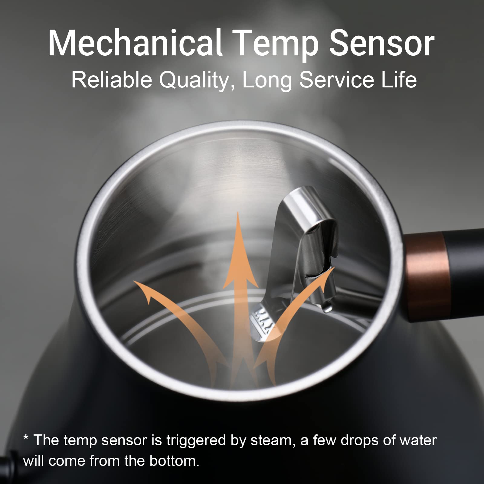 Mecity auto shut-off and dry-boil protection kettle