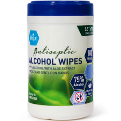 MED PRIDE alcohol-based disinfectant wipes Aloe Vera 100-count pack