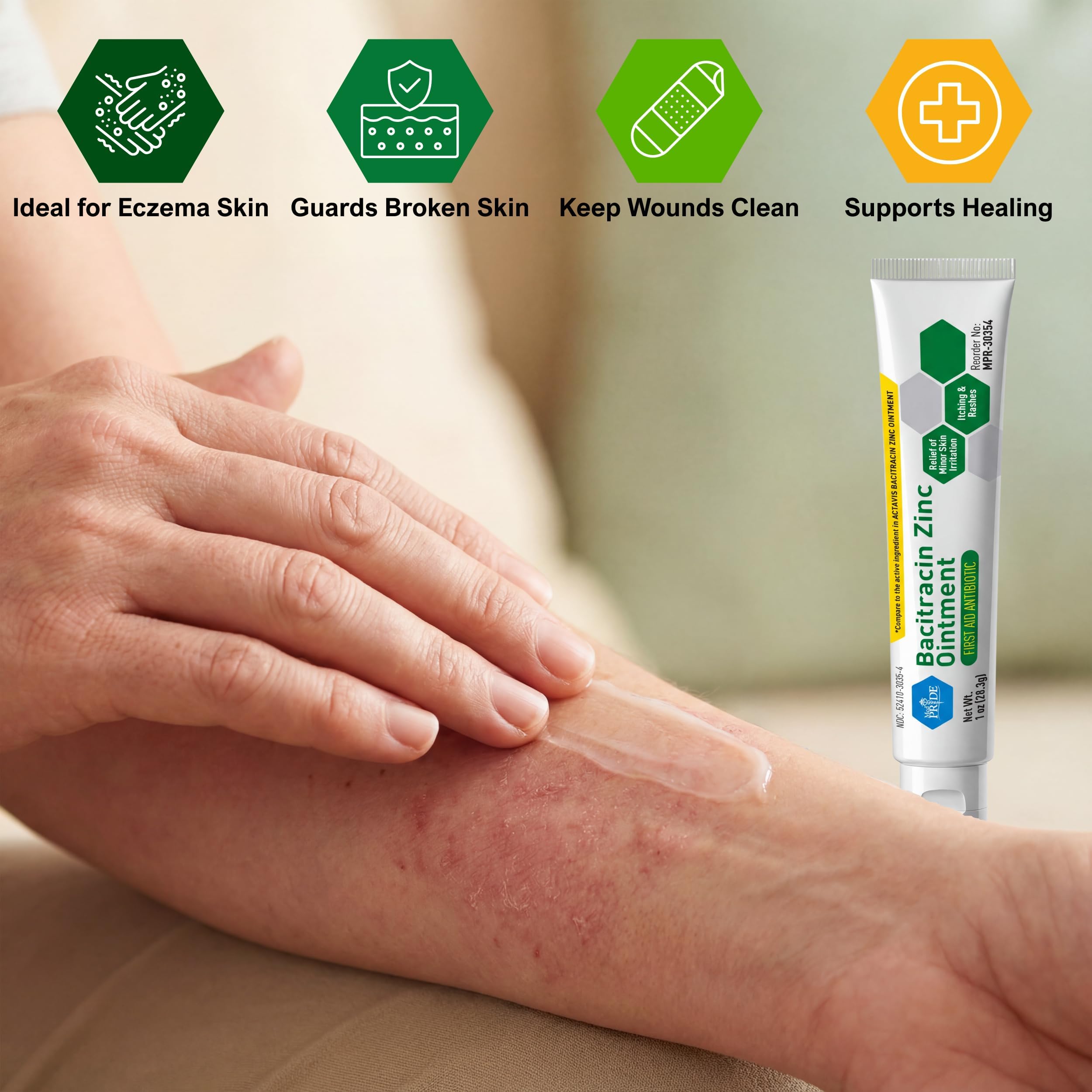 First aid antibiotic ointment MED PRIDE in 1 oz tube