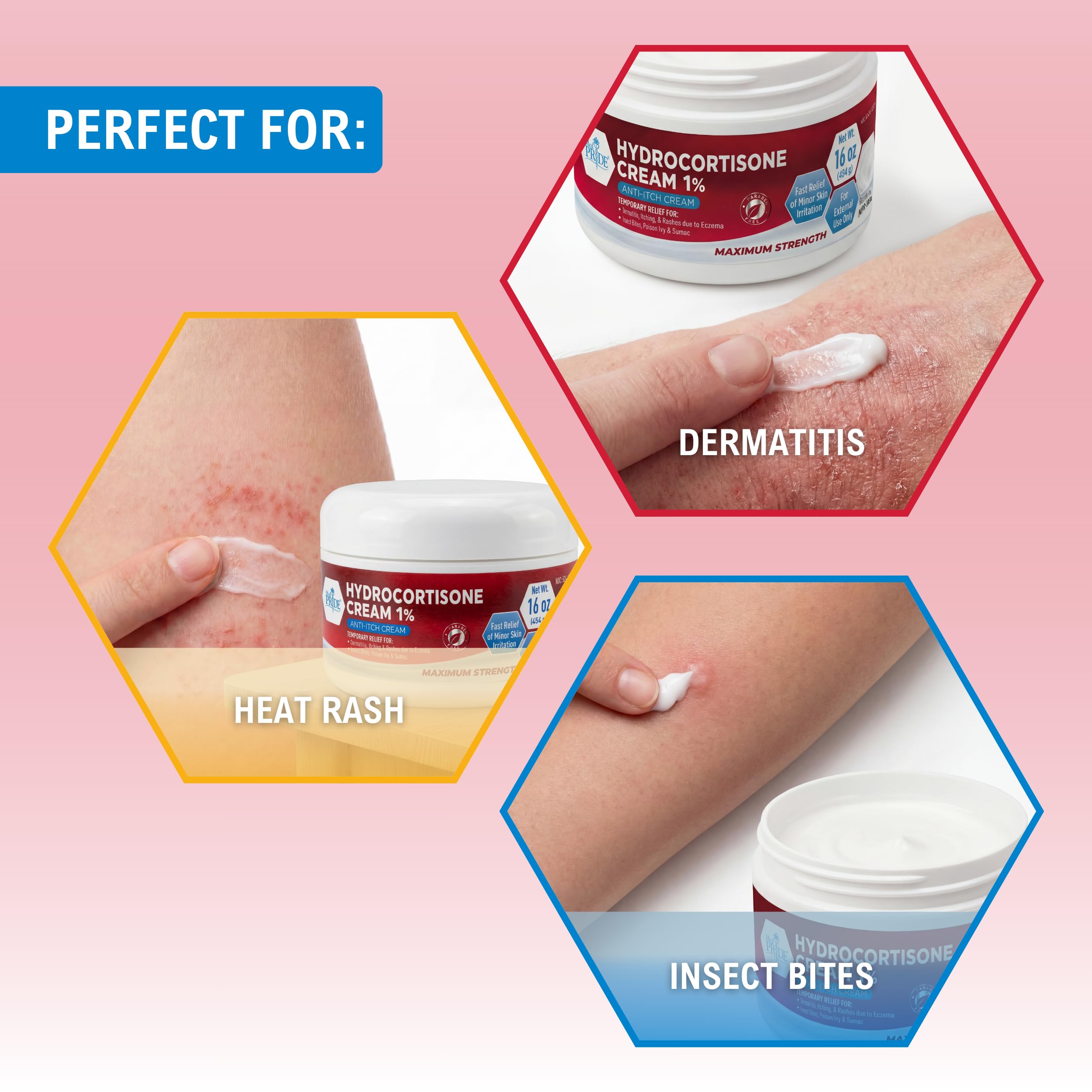 1% hydrocortisone cream for itchy skin relief