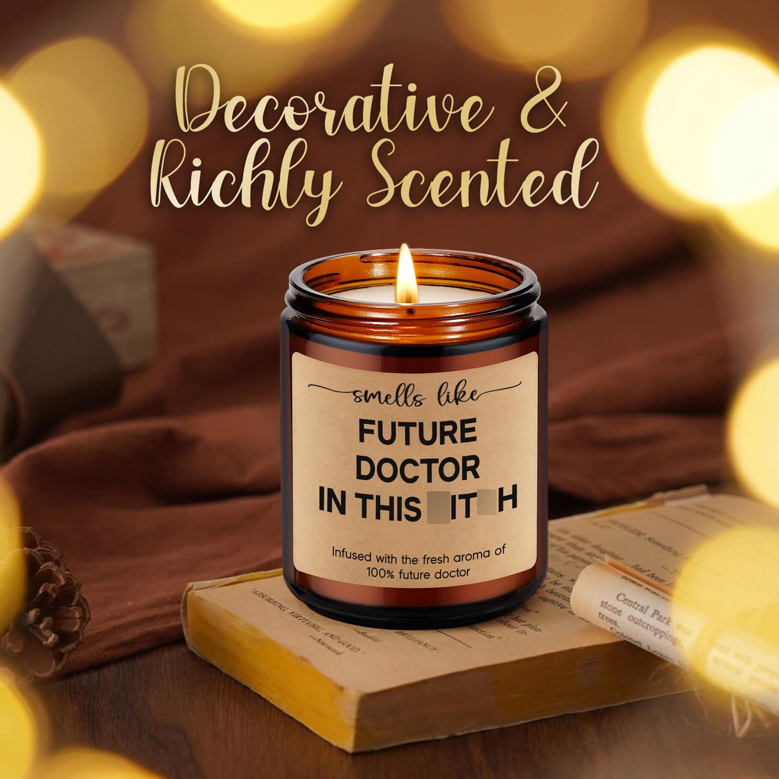 Medical school acceptance gift LEADO Candle