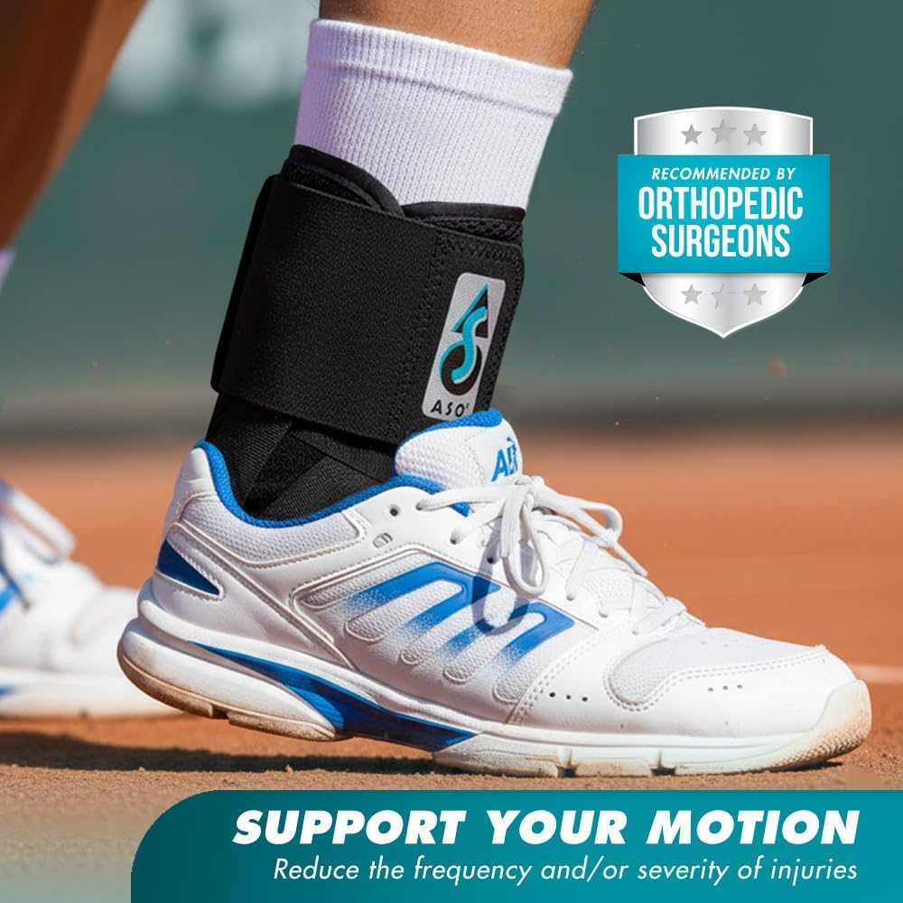 Med Spec ASO Speed Lacer Ankle Stabilizer black MD