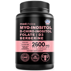 MEDCHOICE Myo-Inositol 40:1 supplement bottle 120 count