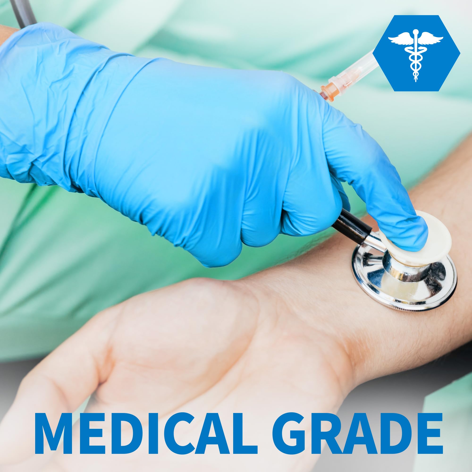 Nitrile exam gloves with superior protection and comfort