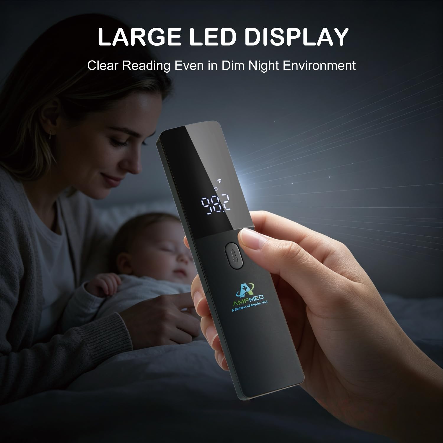 Medical grade thermometer for all ages Amplim
