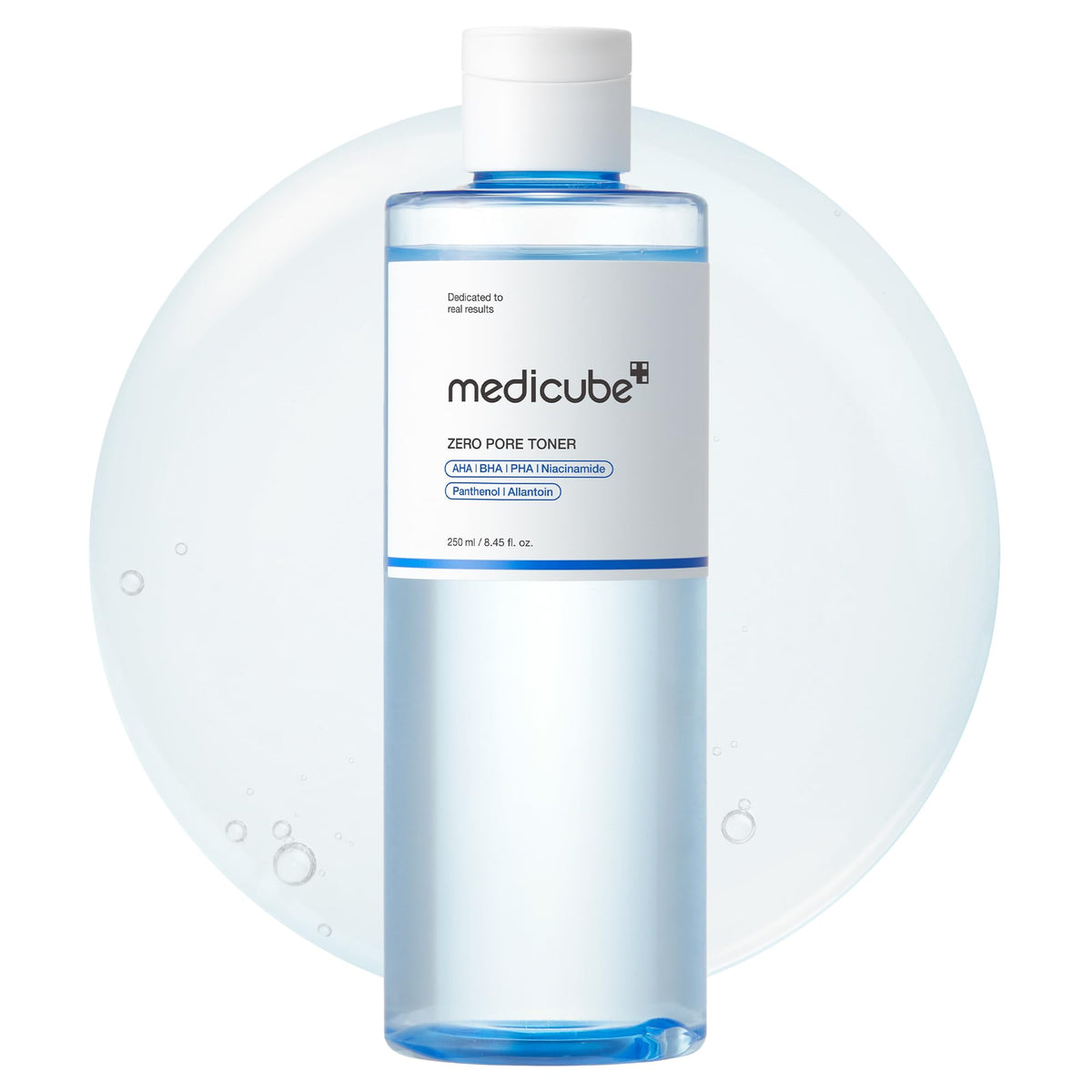 medicube Zero Pore Exfoliating Hydrating Toner bottle front view