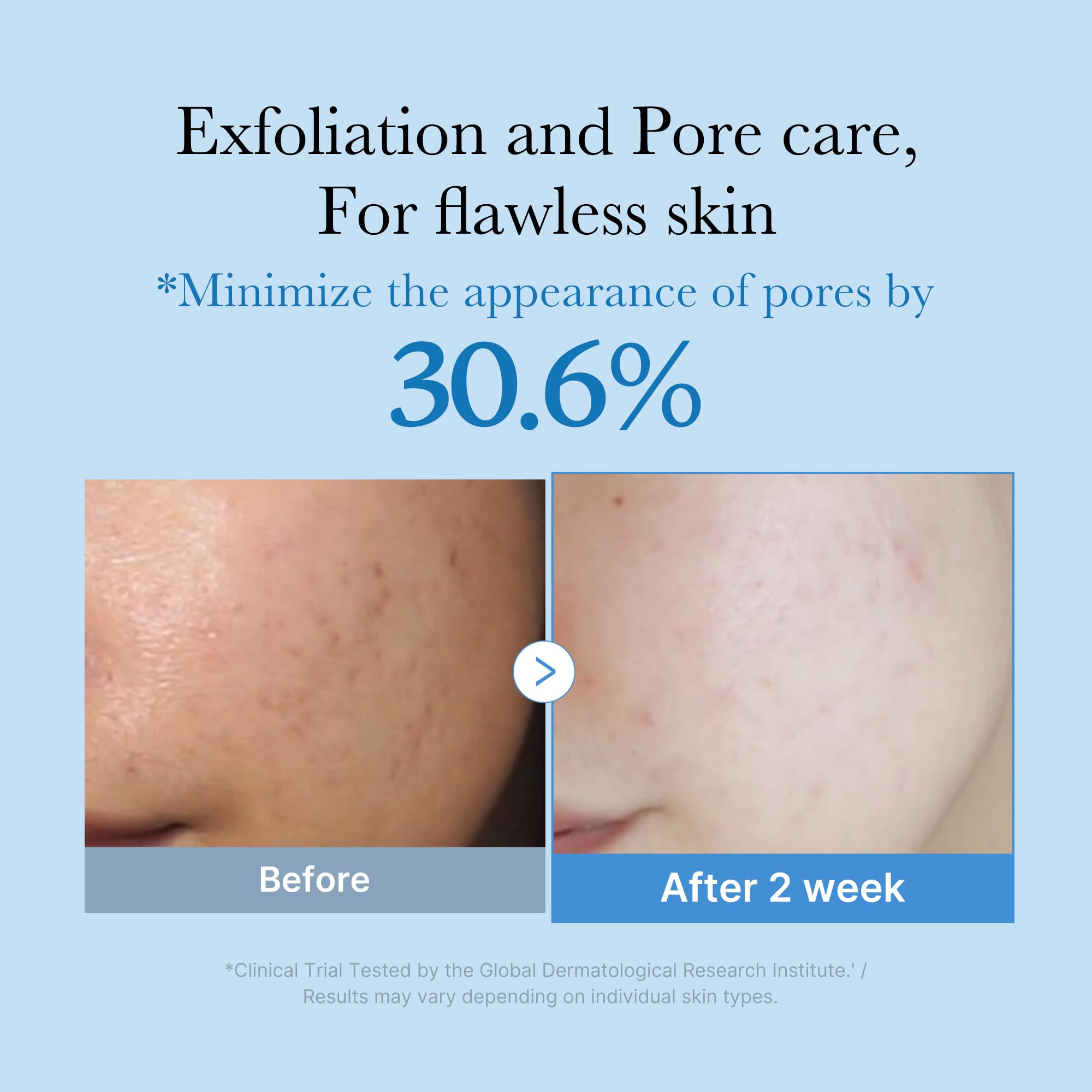 medicube Zero Pore Exfoliating Hydrating Toner label close up
