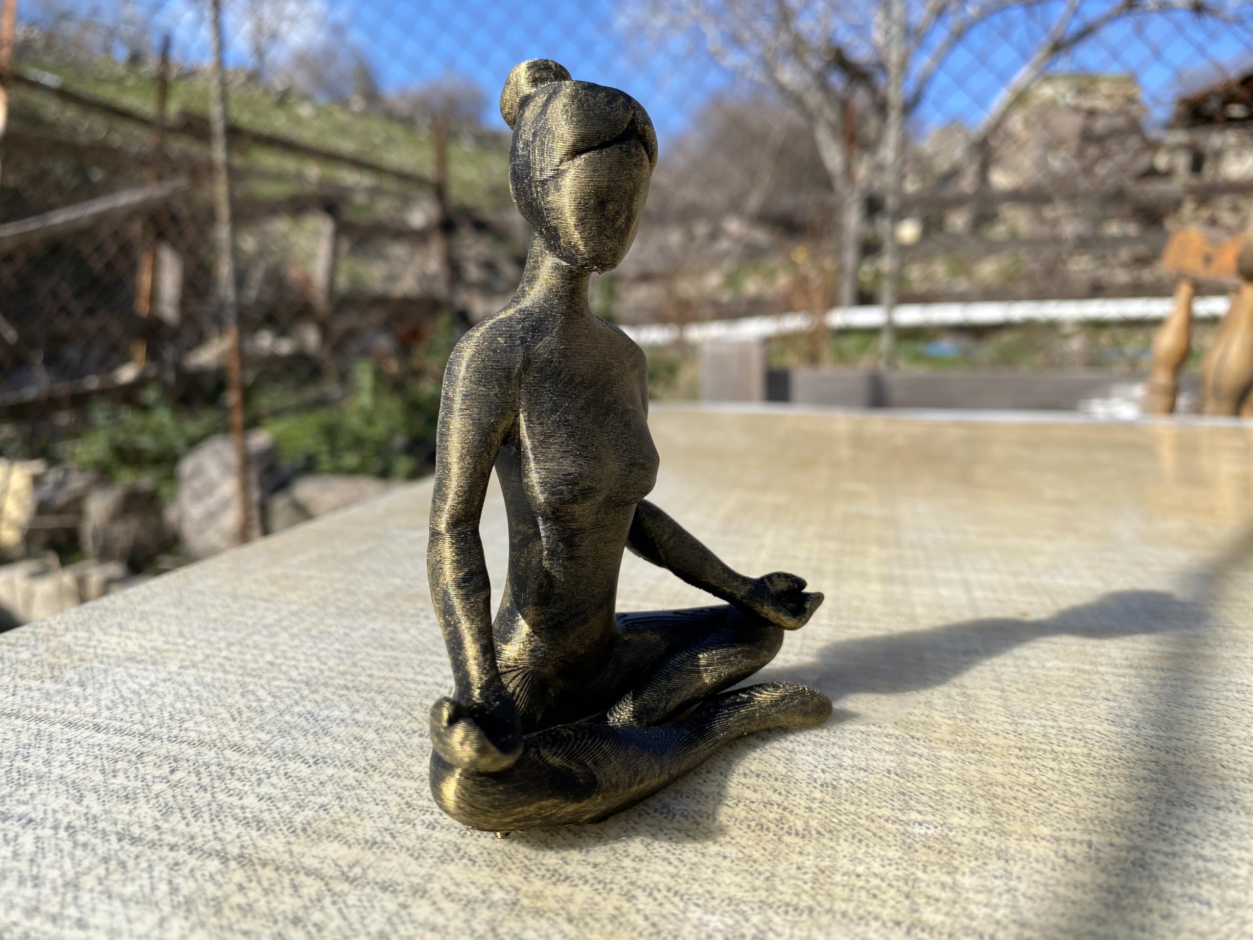 Meditation space art decor item