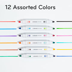 Medium bullet tip whiteboard markers low odor