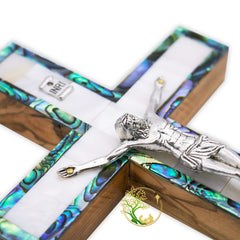 Medium size wall cross handmade in the Holy Land