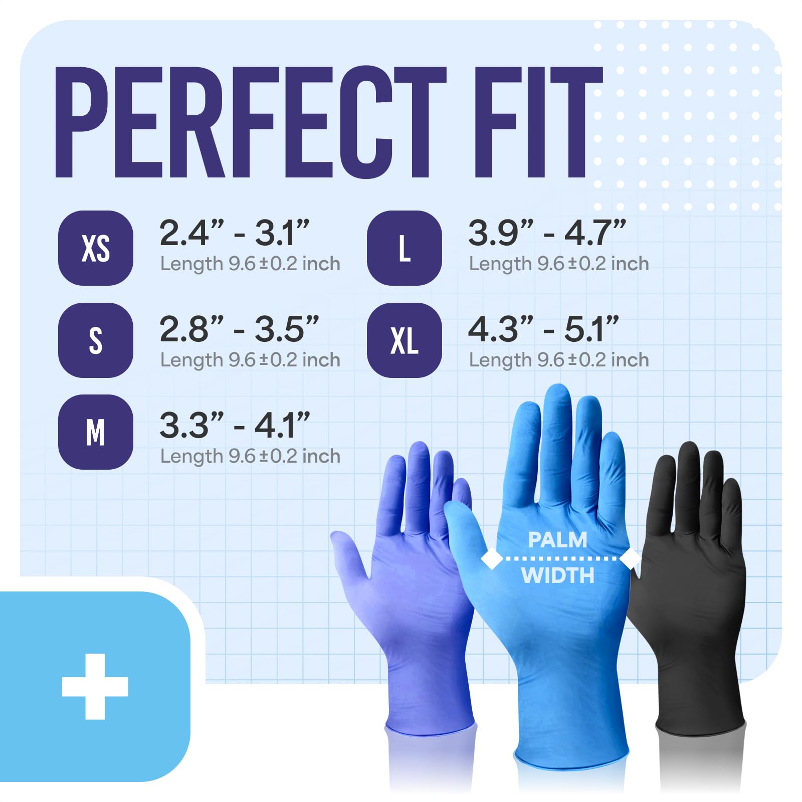 Medtecs nitrile gloves tensile strength over 14 MPa