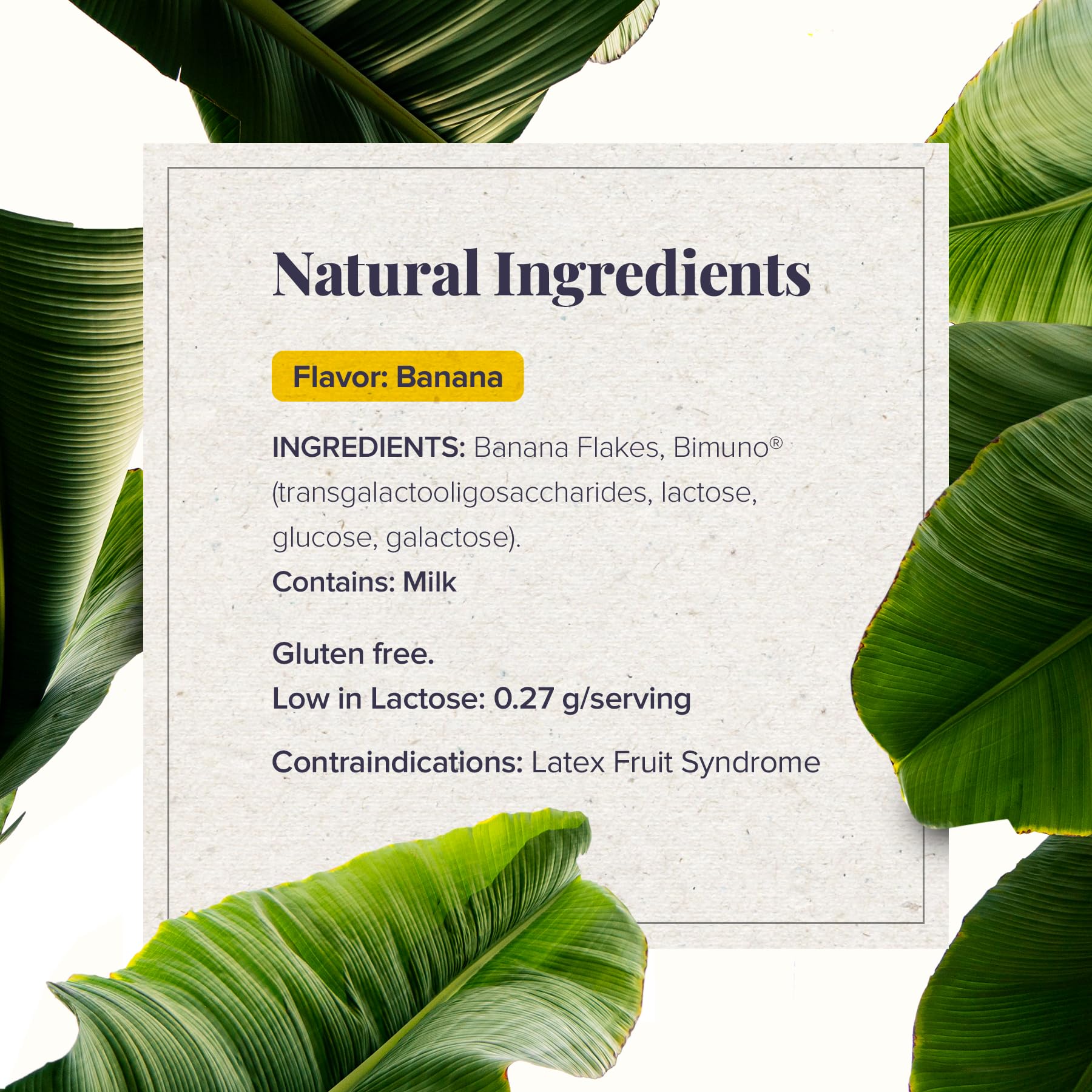 Banatrol banana flavor packaging image