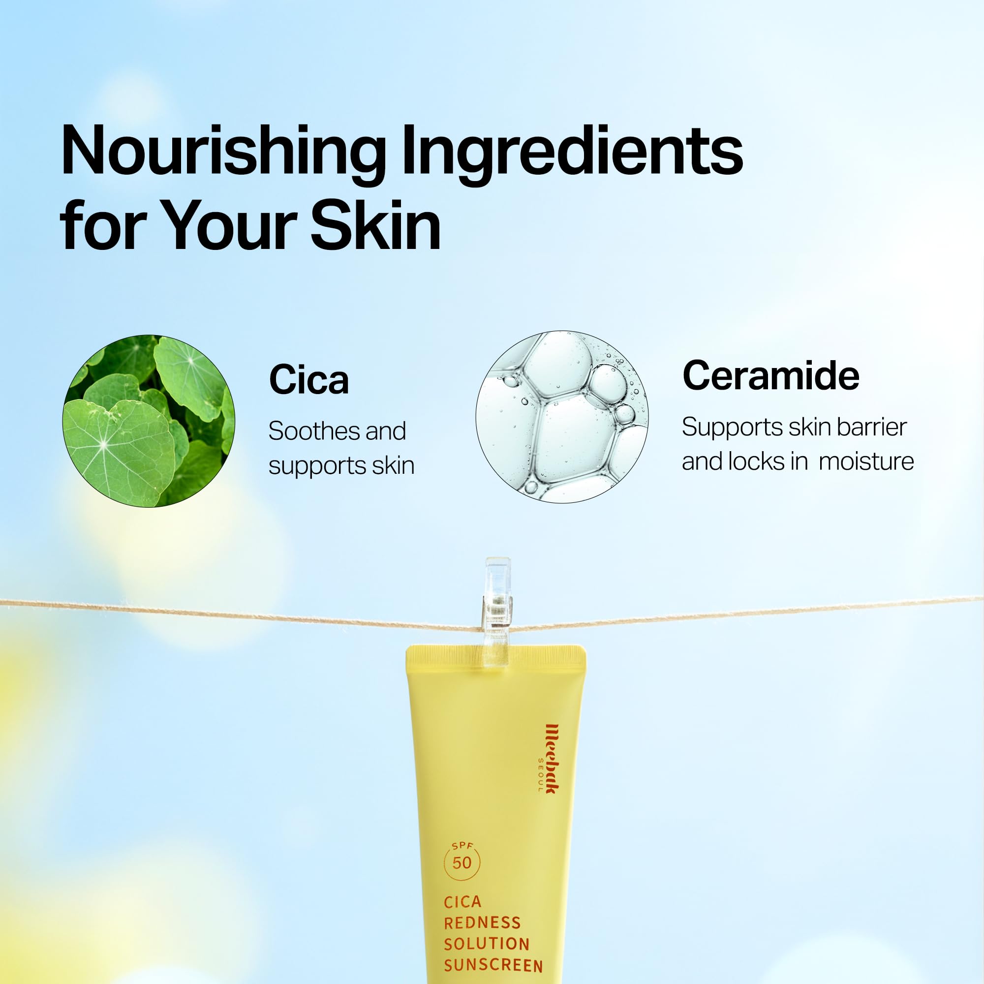 Meebak CC cream primer and base swatch
