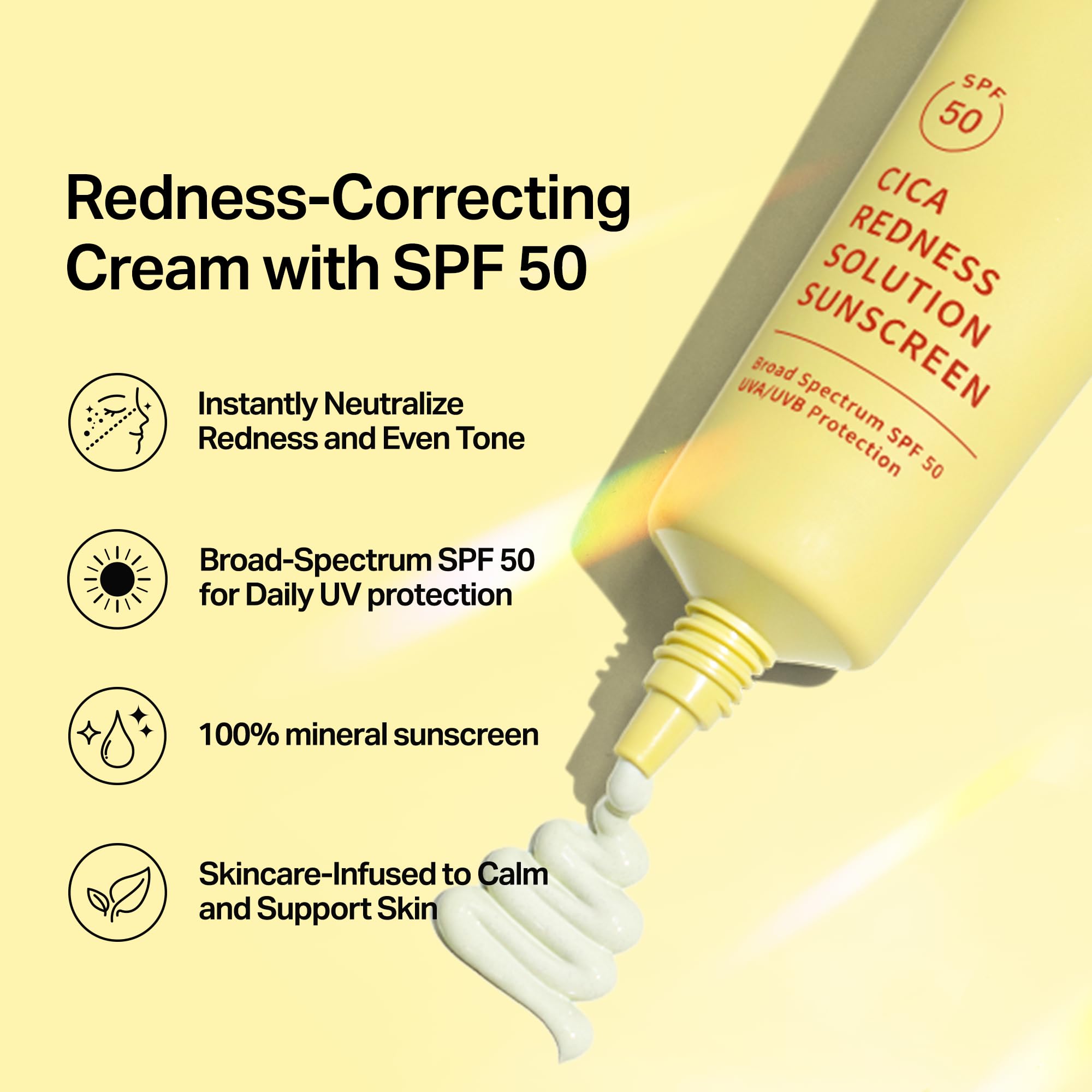 Meebak Korean redness correcting CC Cream tube