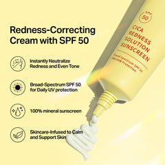 Meebak Korean redness correcting CC Cream tube