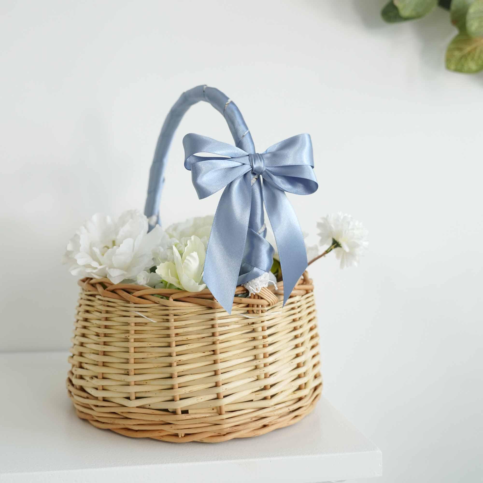 Gift wrapping wedding and decor ribbon dusty blue