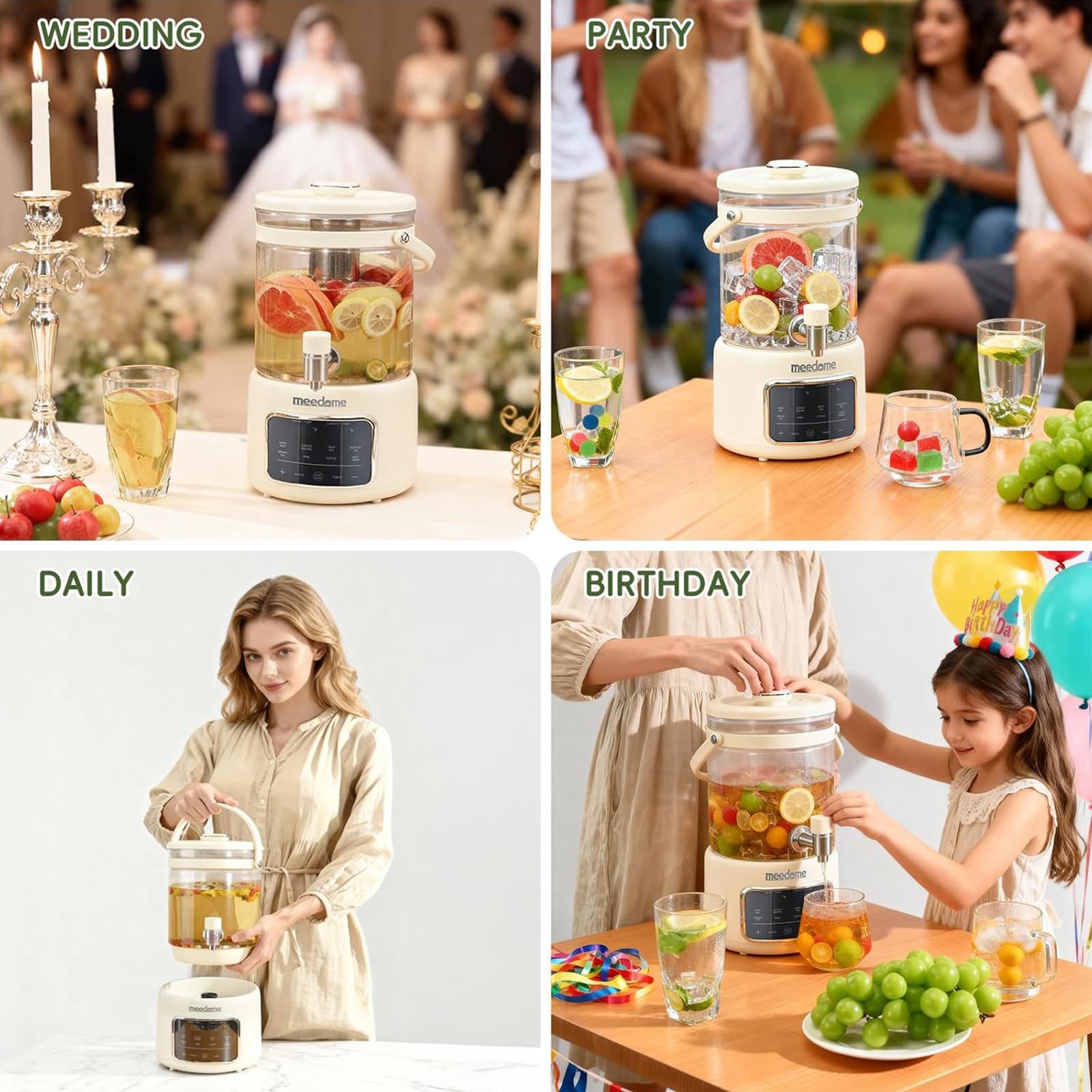 anti-condensation base on meedome 3l beverage dispenser